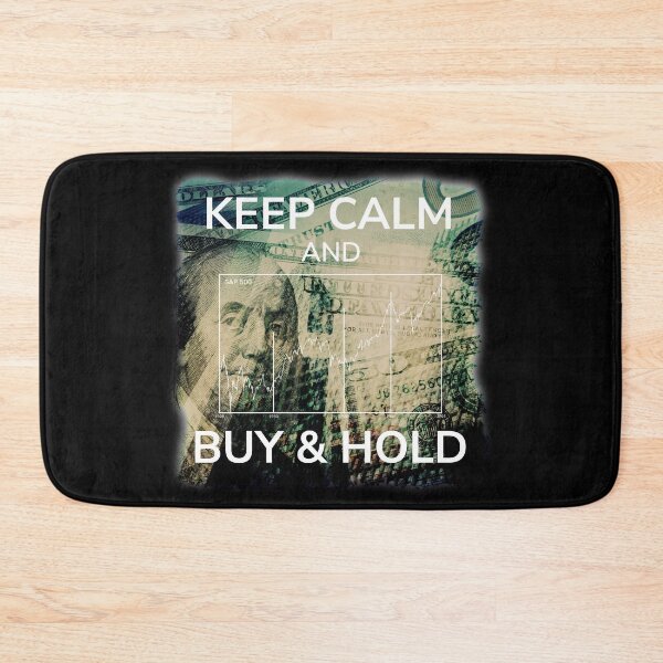 Item preview, Keep Calm Buy And Hold Chart Shares Stock Market designed and sold by CreatDifference.