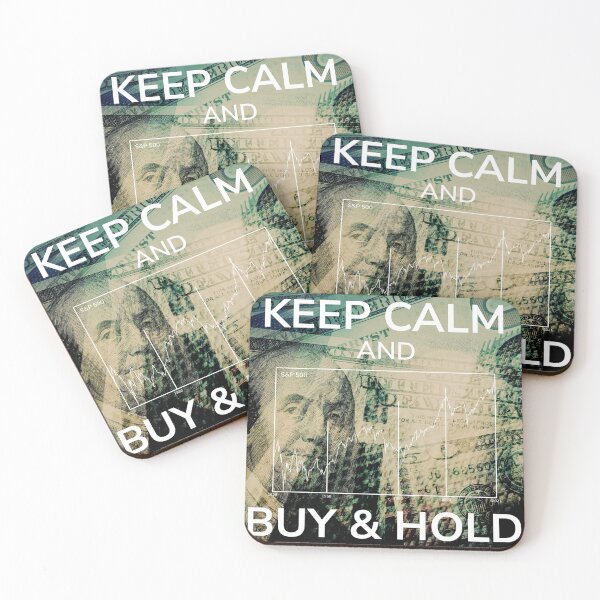 Item preview, Keep Calm Buy And Hold Chart Shares Stock Market designed and sold by CreatDifference.