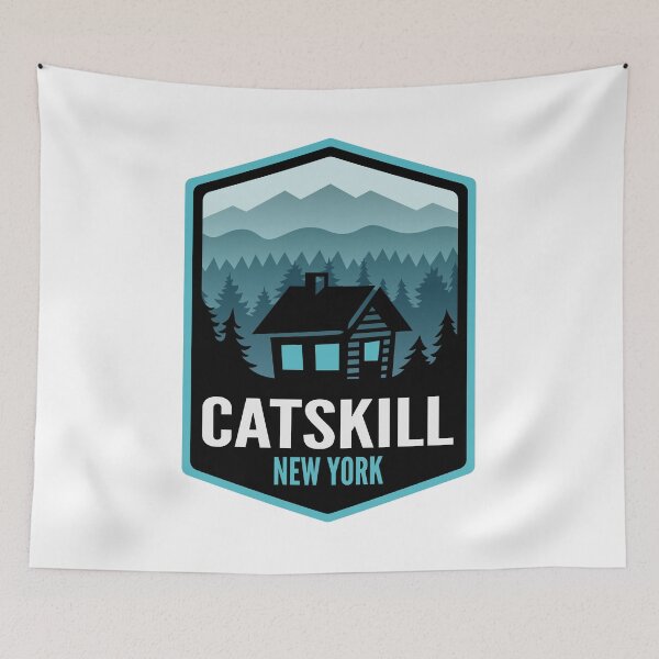 Item preview, Catskill New York Mountain Town Cabin designed and sold by HalpinDesign.