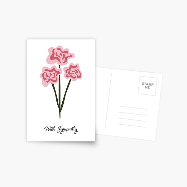 Item preview, Sympathy Card - Roses designed and sold by tending-oaks.