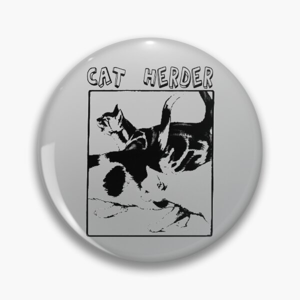 Item preview, Cat Herder-Cute Funny Cat Lovers Apparel Gift designed and sold by DeeSignTShirts.