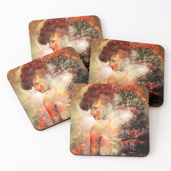 Item preview, Autumn Psychedelic Raver Woman Festival Art designed and sold by Mystikos Art.