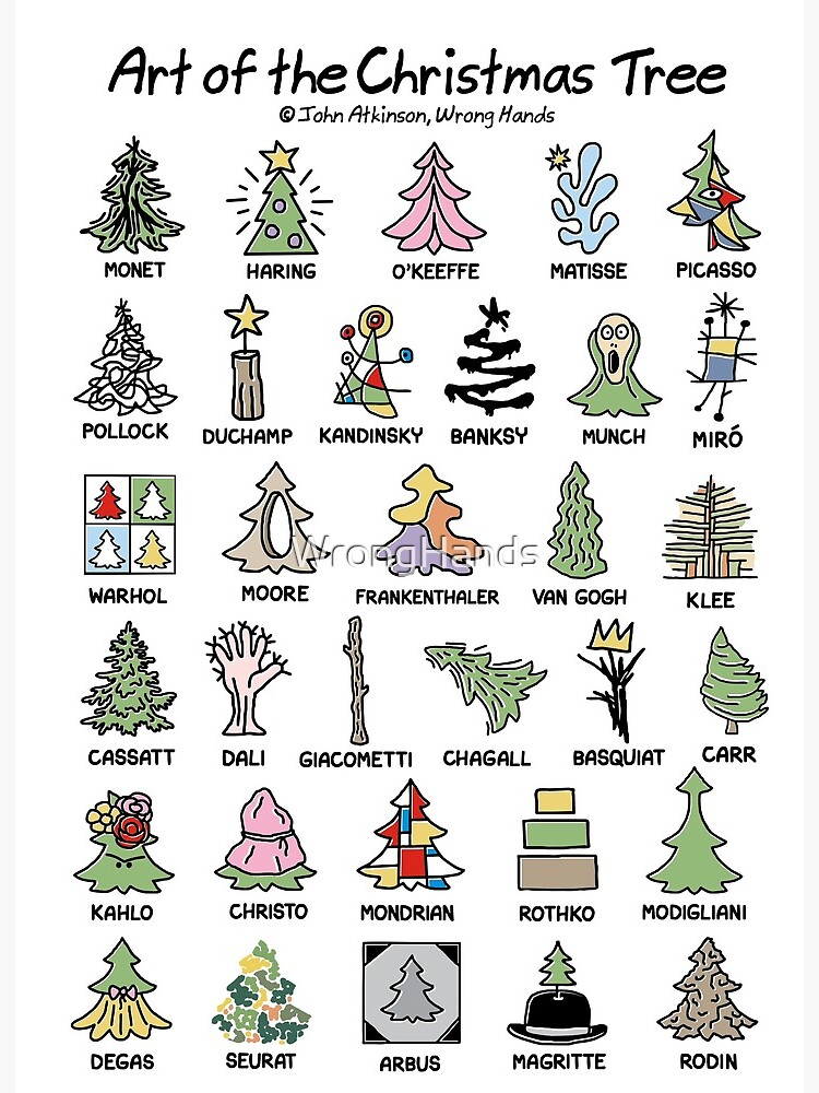 INSTANT DOWNLOAD Pizza Christmas Tree Page Print Doodle Art 