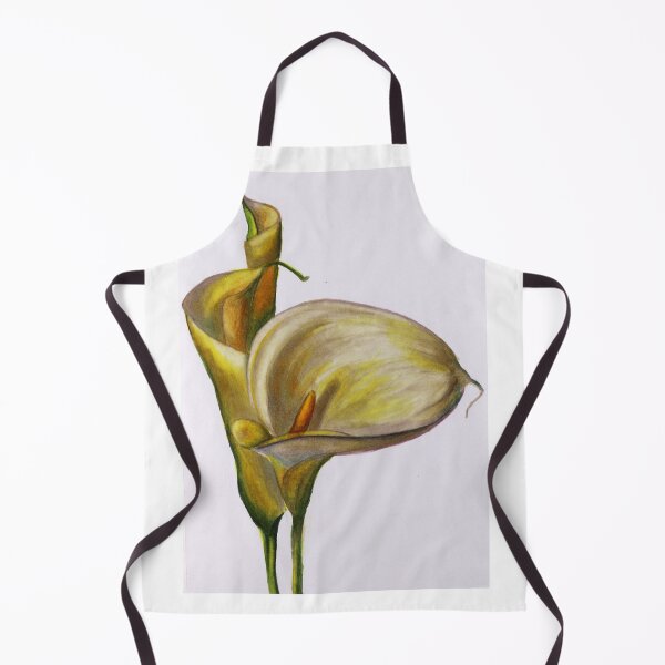 Artikelvorschau, Weiße Calla-Lilien-Blumen-Skizzen-Illustrations-Kunst von Helen Berk entworfen und verkauft von HelenBerkArt.