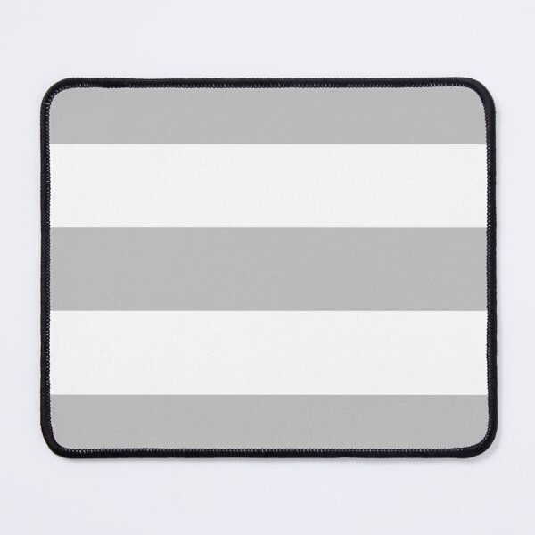 Item preview,  Large SILVER and WHITE Horizontal STRIPES designed and sold by RachelMacht.