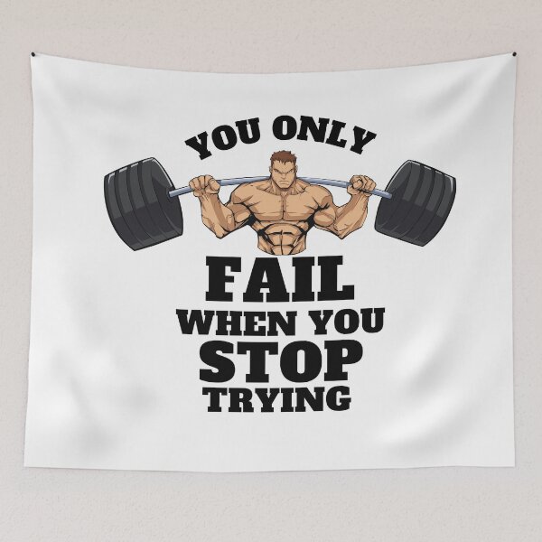 Item preview, Motivational Shirt, You Only Fail When You Stop Flying, Motivational Tshirt, Gym Shirt,Gym Motivation, Motivation Shirt, Motivation designed and sold by Alexa5454.