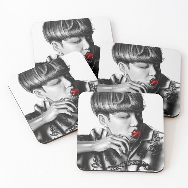 Item preview, Digital painting of Jeon Jungkook designed and sold by MarmarArts.