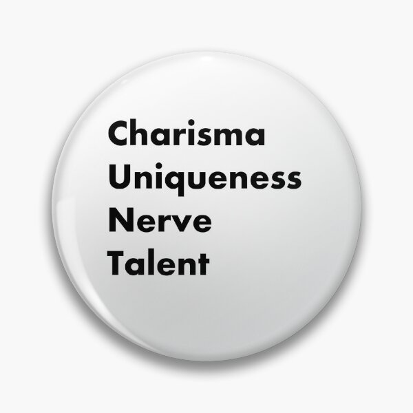 Artikelvorschau, Charisma, Einzigartigkeit, Nerven und Talent entworfen und verkauft von NaderShirts.