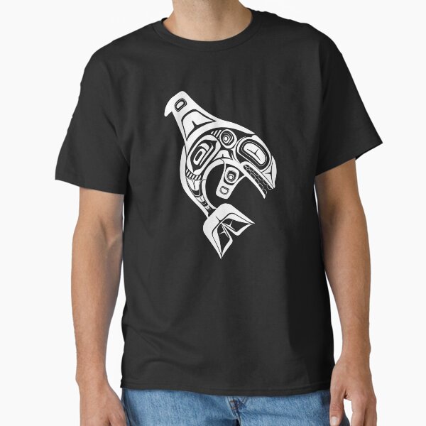 Item preview, White Orca native formline design designed and sold by cascadiadesigns.