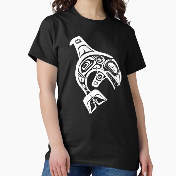 Item preview, White Orca native formline design designed and sold by cascadiadesigns.
