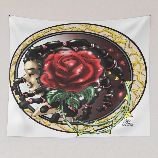 Item preview, Dreadlock Red Rose designed and sold by Arthur Cheeks.