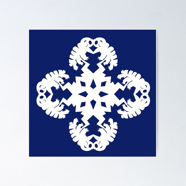 Item preview, Tardigrade Snowflake designed and sold by pokegirl93.