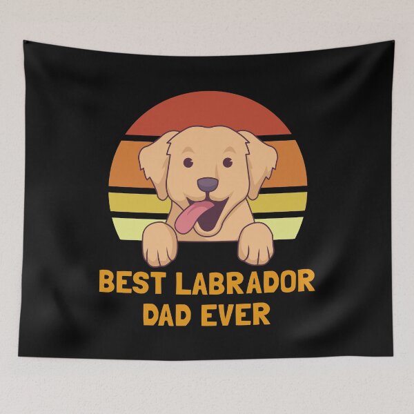 Aperçu de l'œuvre Best labrador dad ever créée et vendue par -MagicDesigns-.