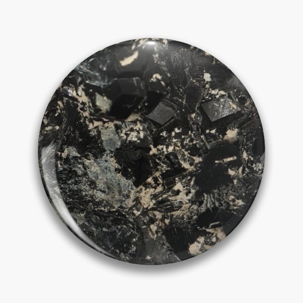 Item preview, Photograph of black crystal stone designed and sold by ReachForArt.