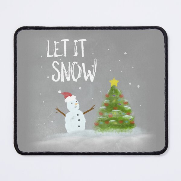 Item preview, Christmas Let it snow watercolor designed and sold by xcustoms.