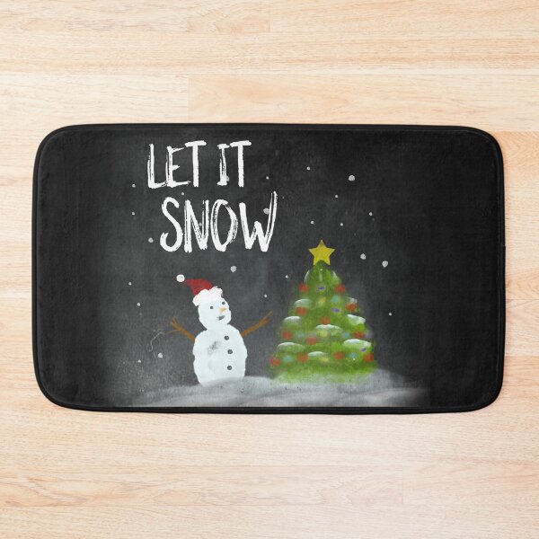Item preview, Christmas Let it snow watercolor designed and sold by xcustoms.