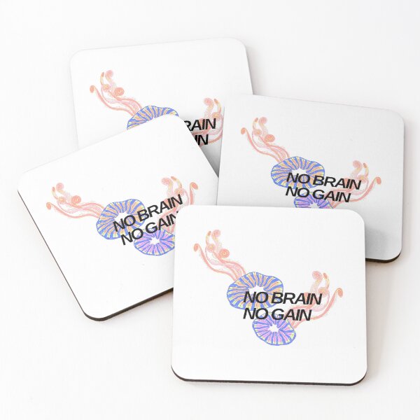 Item preview, no brain no gain designed and sold by meledh art.