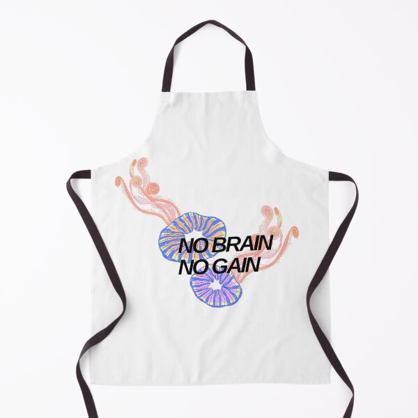 Item preview, no brain no gain designed and sold by meledh art.