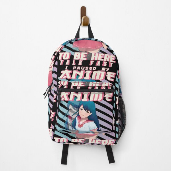 Item preview, I pause my anime to be here talk fast- anime lover-funny retro Japanese text style retro design designed and sold by Rajpramanik.