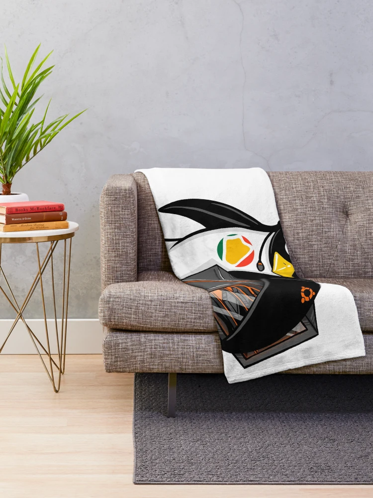Thumbnail 2 of 6, Throw Blanket, Linuxtech first logo designed and sold by linuxtech.
