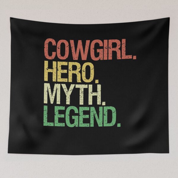 Item preview, Cowgirl hero myth legend designed and sold by -MagicDesigns-.