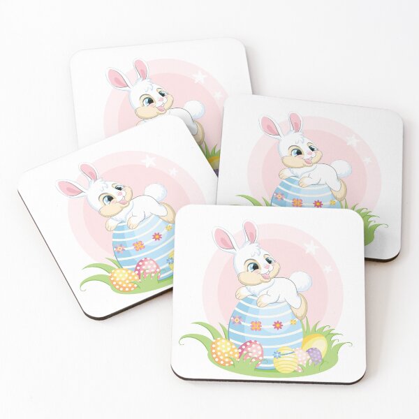 Item preview, Cute cartoon easter rabbit with easter egg designed and sold by Alinart16.