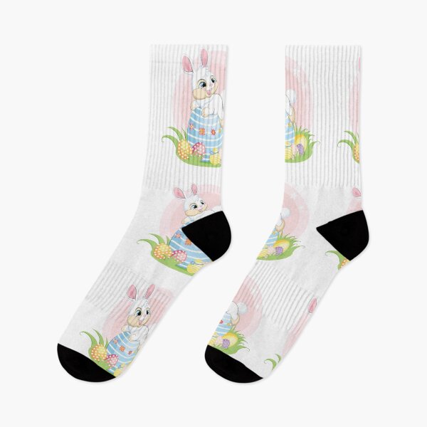 Item preview, Cute cartoon easter rabbit with easter egg designed and sold by Alinart16.