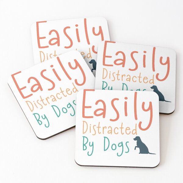 Item preview, Easily Distracted by Dogs designed and sold by ErmessThiings.