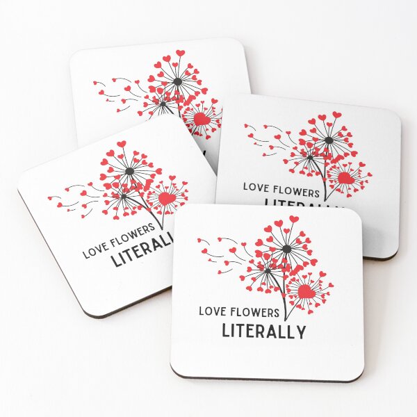 Item preview, Funny Love Flowers Literally Hearts  designed and sold by Laurelbdesigns.