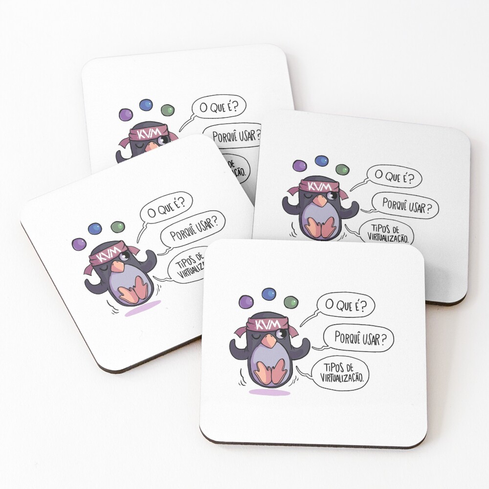 Item preview, Coasters (Set of 4) designed and sold by linuxtech.