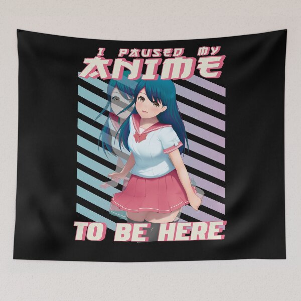 Item preview, I pause my anime to be here talk fast- anime lover-funny retro Japanese text style retro design. designed and sold by Rajpramanik.