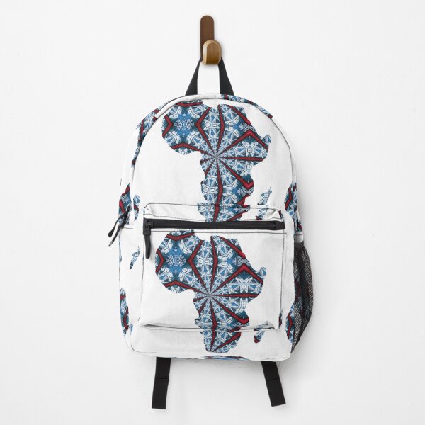 Item preview, African Continent with Ankara Print - Colorful Patterns. designed and sold by NaniniDesigns.