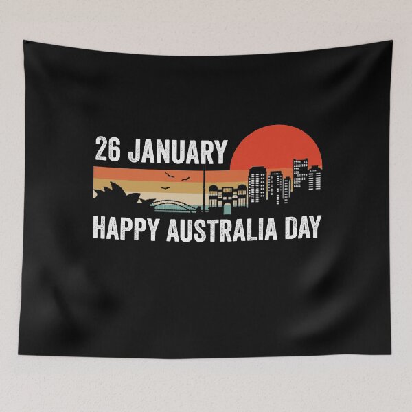 Item preview, Happy Australia Day , Retro Vintage Sydney Australia Day designed and sold by AMINE  ★★★★★.