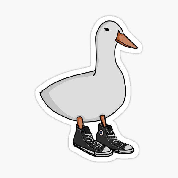 Chuck Duck Sticker