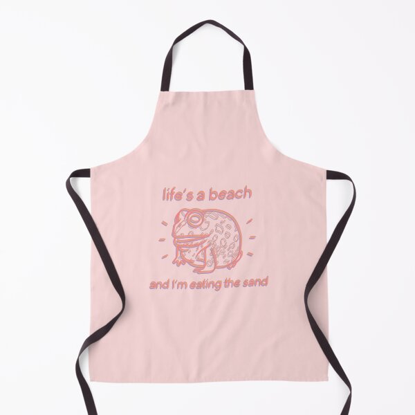 Item preview, Froggie: Life’s a beach I’m eating the sand designed and sold by flotsamm.