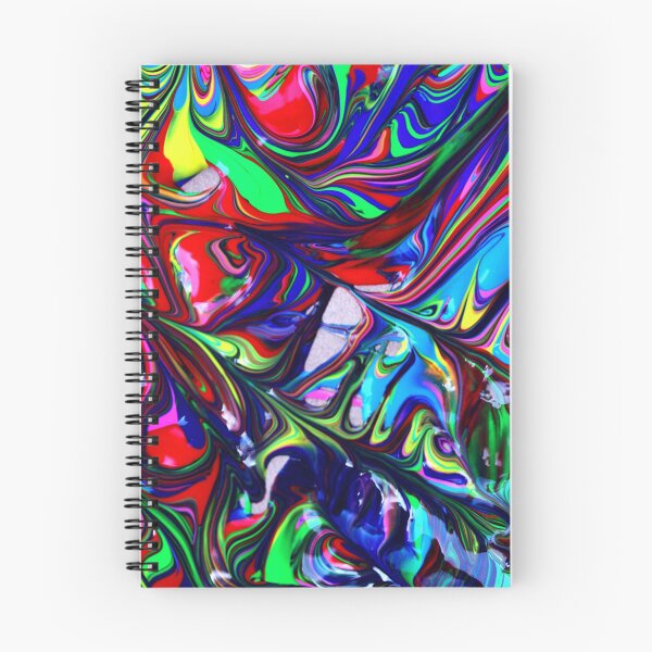 Item preview, Copy of colorful-abstract-oil-painting-with-flow-creating-wavy lines designed and sold by johnrk.