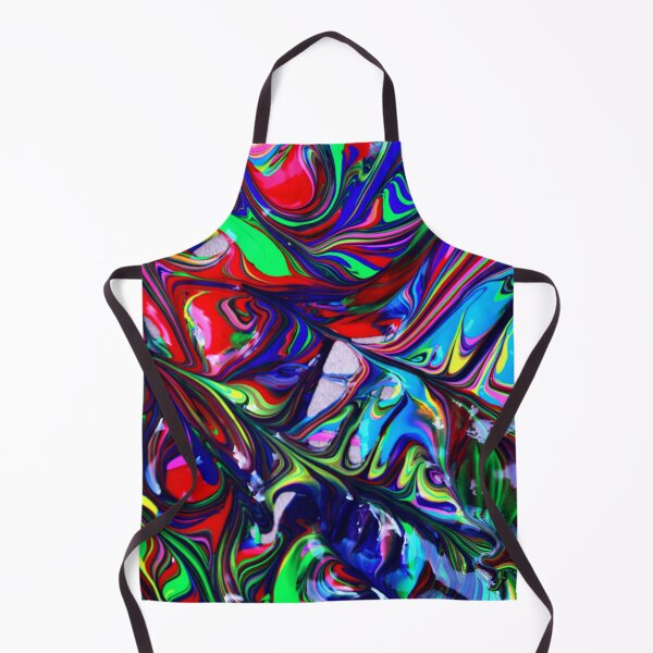 Item preview, Copy of colorful-abstract-oil-painting-with-flow-creating-wavy lines designed and sold by johnrk.