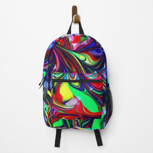 Item preview, Copy of colorful-abstract-oil-painting-with-flow-creating-wavy lines designed and sold by johnrk.