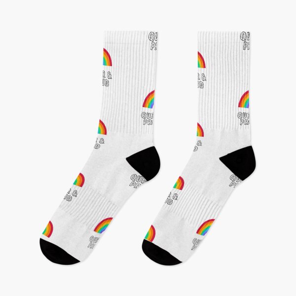 Item preview, Queer and Proud Gay Pride Rainbow designed and sold by Inspirationmotivation.