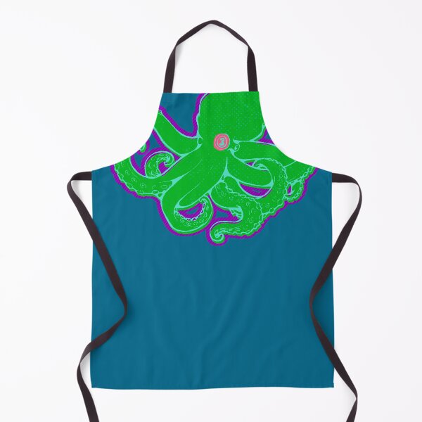 Item preview, Green Octopus on Purple designed and sold by z0mbieparade.