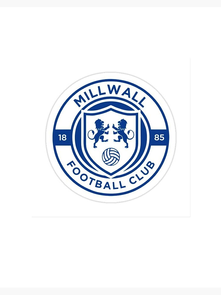 Millwall FC logo with stripes | Art Board Print