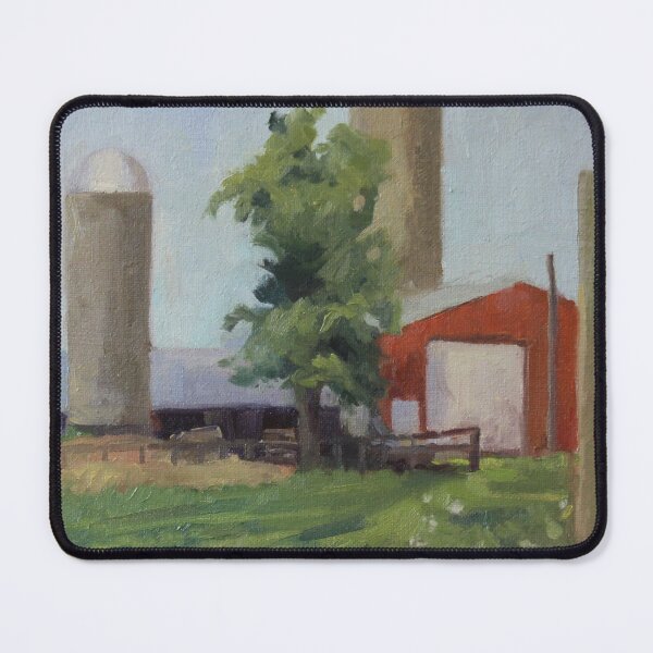 Item preview, Red Two Silo Farm designed and sold by GoldsmithGifts.