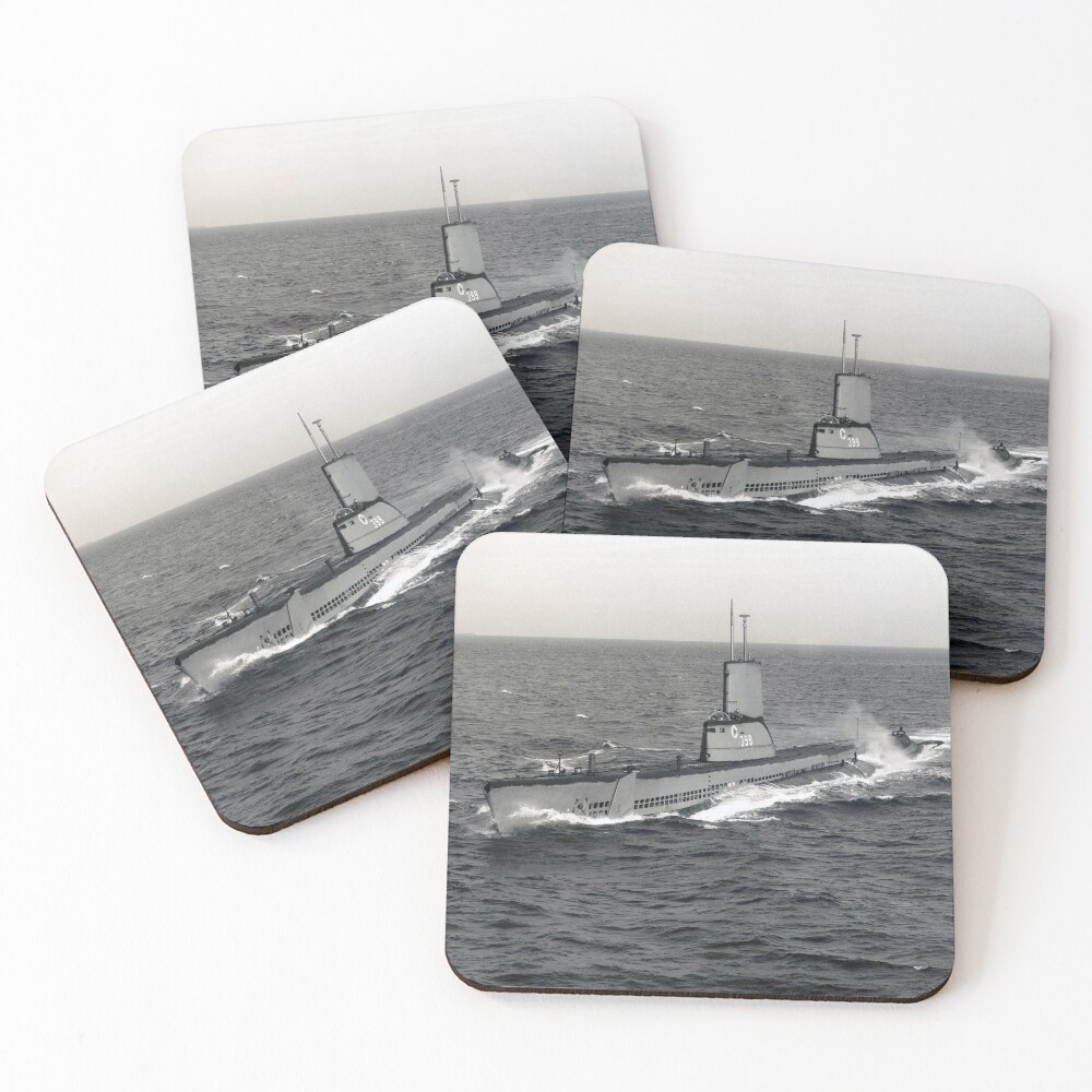 USS SEA CAT (SS-399) STORE Coasters (Set of 4)