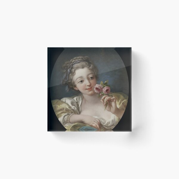 Item preview, Girl with Roses (1760) - François Boucher designed and sold by SALON DES ARTS.
