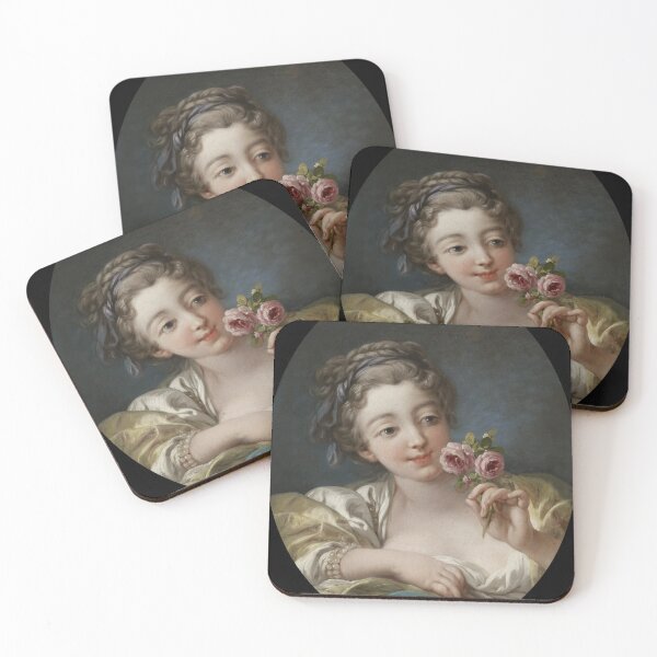Item preview, Girl with Roses (1760) - François Boucher designed and sold by SALON DES ARTS.