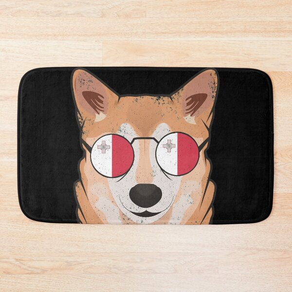 Item preview, Vintage Patriotic Shiba Inu Maltese Flag designed and sold by feether-store.