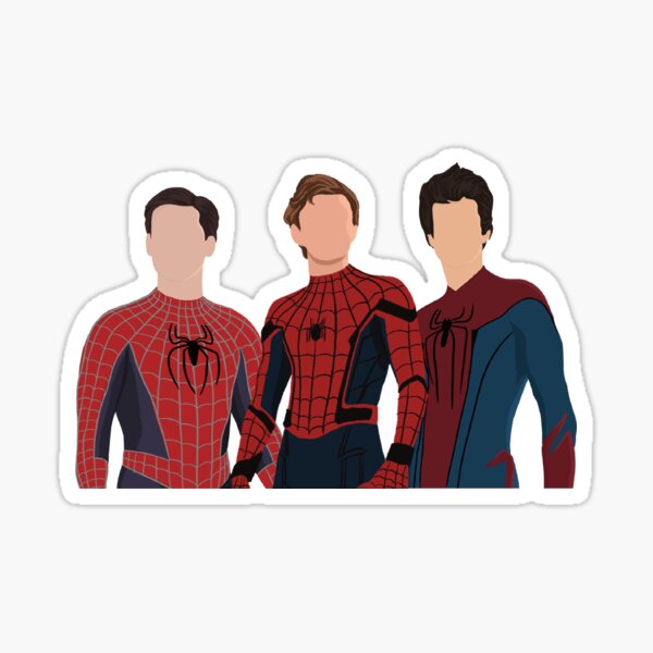 Spidey trio Sticker