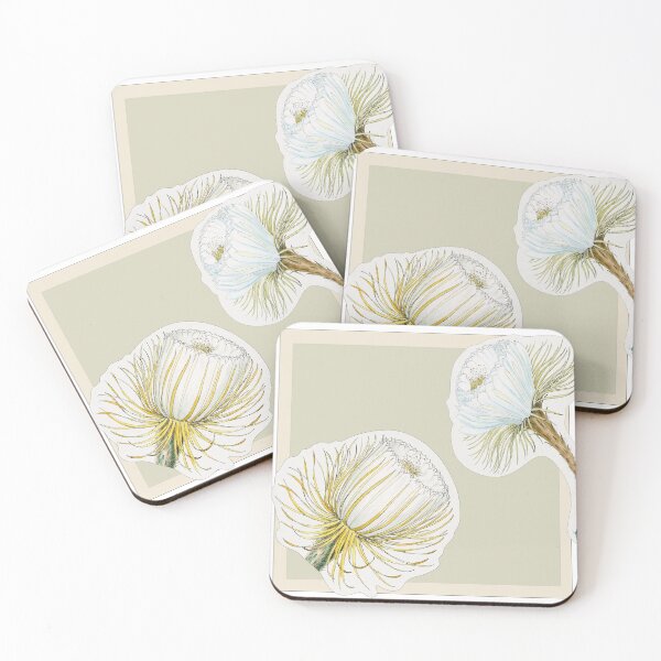 Item preview, Ethereal White Flowers designed and sold by ZinZoe.