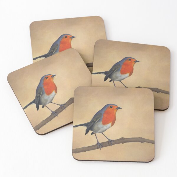 Item preview, red throat bird painting designed and sold by Sabistar.