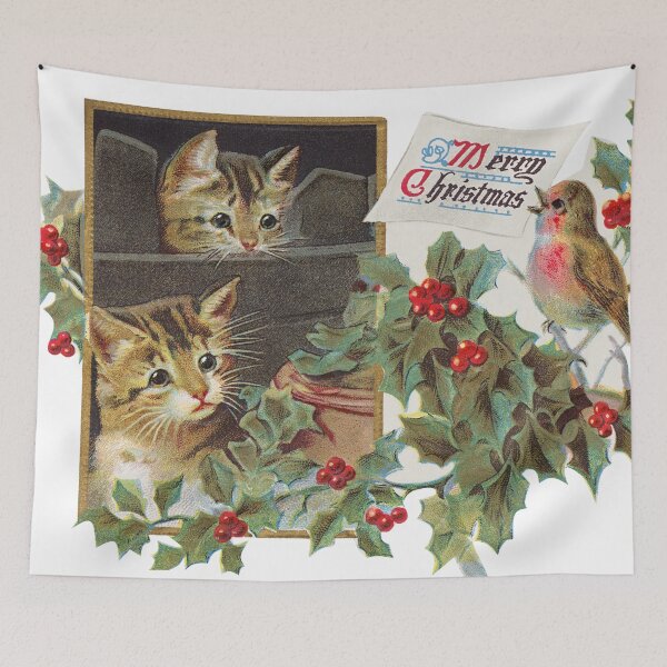Artikelvorschau, Frohe Weihnachten Katzen entworfen und verkauft von ZinZoe.